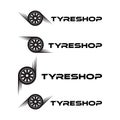 Tire store logo design, tire business branding