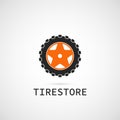 Tire store logo template