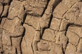 Tire tracks print on dirty red soil. Wheel marks of truck on soil texture background. Tyre track on sand texture Royalty Free Stock Photo