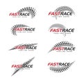 Tire vector icon illustration Royalty Free Stock Photo