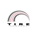 Tire vector icon illustration design template Royalty Free Stock Photo