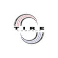 Tire vector icon illustration design template Royalty Free Stock Photo