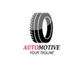 tire,wheels of automotive icon logo vectortemplate