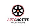 tire,wheels of automotive icon logo vectortemplate