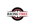 tire,wheels of automotive icon logo vectortemplate