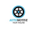 tire,wheels of automotive icon logo vectortemplate