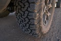 Tire on a 4x4 off road vehicle Royalty Free Stock Photo