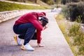 Tired Athlete Man Frustrated Royalty Free Stock Photo