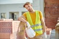 Exhausted young worker taking a break from work Royalty Free Stock Photo