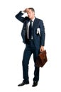 Tired businessman Royalty Free Stock Photo