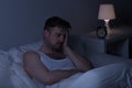 Tired man needs some sleep Royalty Free Stock Photo