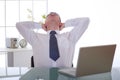 Tired Manager at work Royalty Free Stock Photo