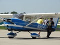 Tired old Cessna 150 Trainer. Royalty Free Stock Photo