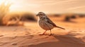 Tired Sparrow: A Stunning Uhd Image With Orientalist Influences