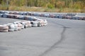 Tires on the autodrome