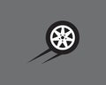 Tires icon and symbol vector template illustration Royalty Free Stock Photo