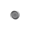 Tires illustration logo vector