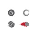 Tires illustration logo vector