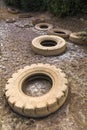 Tires Landfill Pollution Royalty Free Stock Photo