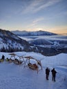 Tirol Alps Sunset Landscape Picture