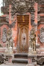 Gate at Tirta Empul. Tampaksiring. Gianyar regency. Bali. Indonesia