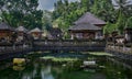 Tirta Empul temple is Hindu Balinese water temple in Bali Indonesia Royalty Free Stock Photo