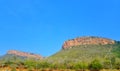 Tirumala hills and sky summer landscape, A beautiful view from Tirupati Royalty Free Stock Photo