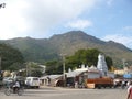 The ancient Hindu temple of Arunachaleswarar against the sacred hill of Mount