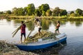 Tis Issat, Ethiopia - Feb 05, 2020: People living near the Blue Nile falls, Tis-Isat in Ethiopia, Africa