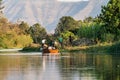 Tis Issat, Ethiopia - Feb 05, 2020: People living near the Blue Nile falls, Tis-Isat in Ethiopia, Africa