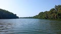 Tisa river near Padej in Vojvodina, Serbia