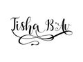 TISHA B`AV. Lettering. Jewish holiday, Vector calligraphy. Typography poster.