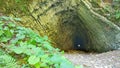 Tisitei gorge tunnel, in Vrancea county Romania Royalty Free Stock Photo