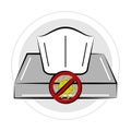 Tissue box icon Royalty Free Stock Photo