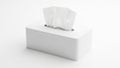 Tissue box isolated on white background Royalty Free Stock Photo