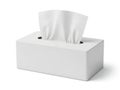 Tissue box isolated on white background Royalty Free Stock Photo
