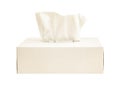 Tissue box mock up white tissue