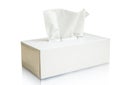 Tissue box mock up white tissue