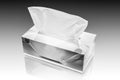 Tissue box mock up white tissue box blank label and no text for