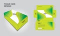 Tissue box packaging design on geometric background, box mockup, 3d box, Can be use place your text and logos and ready to go for Royalty Free Stock Photo