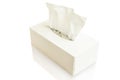 Tissue cartons mocked white tissue