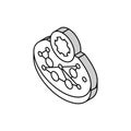 tissue engineering biomedical isometric icon vector illustration Royalty Free Stock Photo
