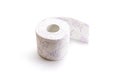 Tissue paper isolated. White soft Toilet paper roll for bathroom. Storing tissue toilet paper during Coronavirus Royalty Free Stock Photo