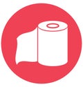 Tissue Roll Isolate Vector Icon Editable Royalty Free Stock Photo