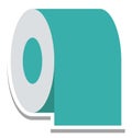 Tissue Roll Isolated Vector Icon editable Royalty Free Stock Photo