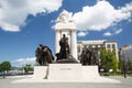 The Tisza Istvan Monument near the Hungarian Parliament in Budapest Royalty Free Stock Photo