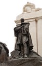 Tisza Istvan Monument - Parliament - Budapest Royalty Free Stock Photo