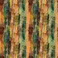 Ai rendered seamless repeat pattern of abstract tree Bark detailed painting. Royalty Free Stock Photo