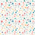 Ai rendered abstract colourful dotted watercolour design