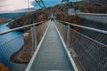 Titan RT suspension bridge in Harz Mountains National Park, Germany Royalty Free Stock Photo